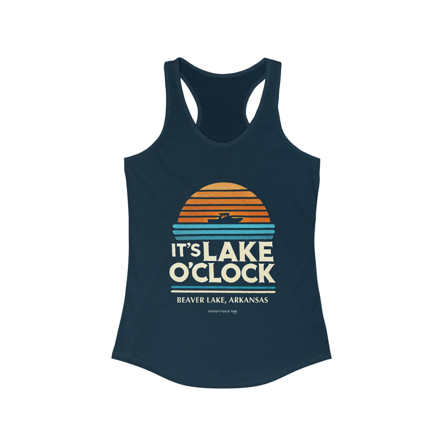 Notorious Tee - It's Lake O'Clock Flowy Racerback Tank Women's