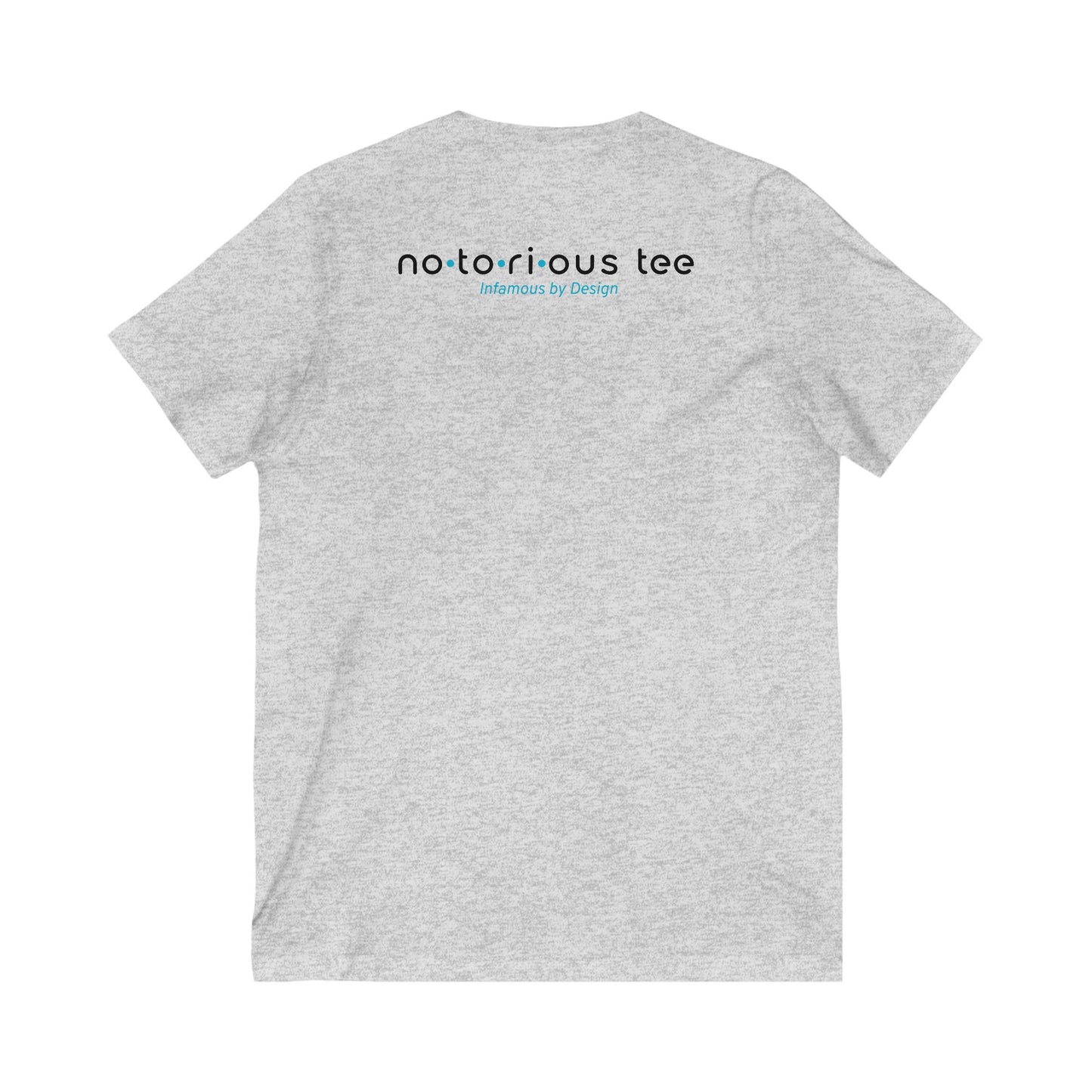 Notorious Tee Classy Football Fan V-Neck Tee, Women’s Game Day Shirt, Cute Sports Shirt, Tailgate Outfit, Football Party Tee