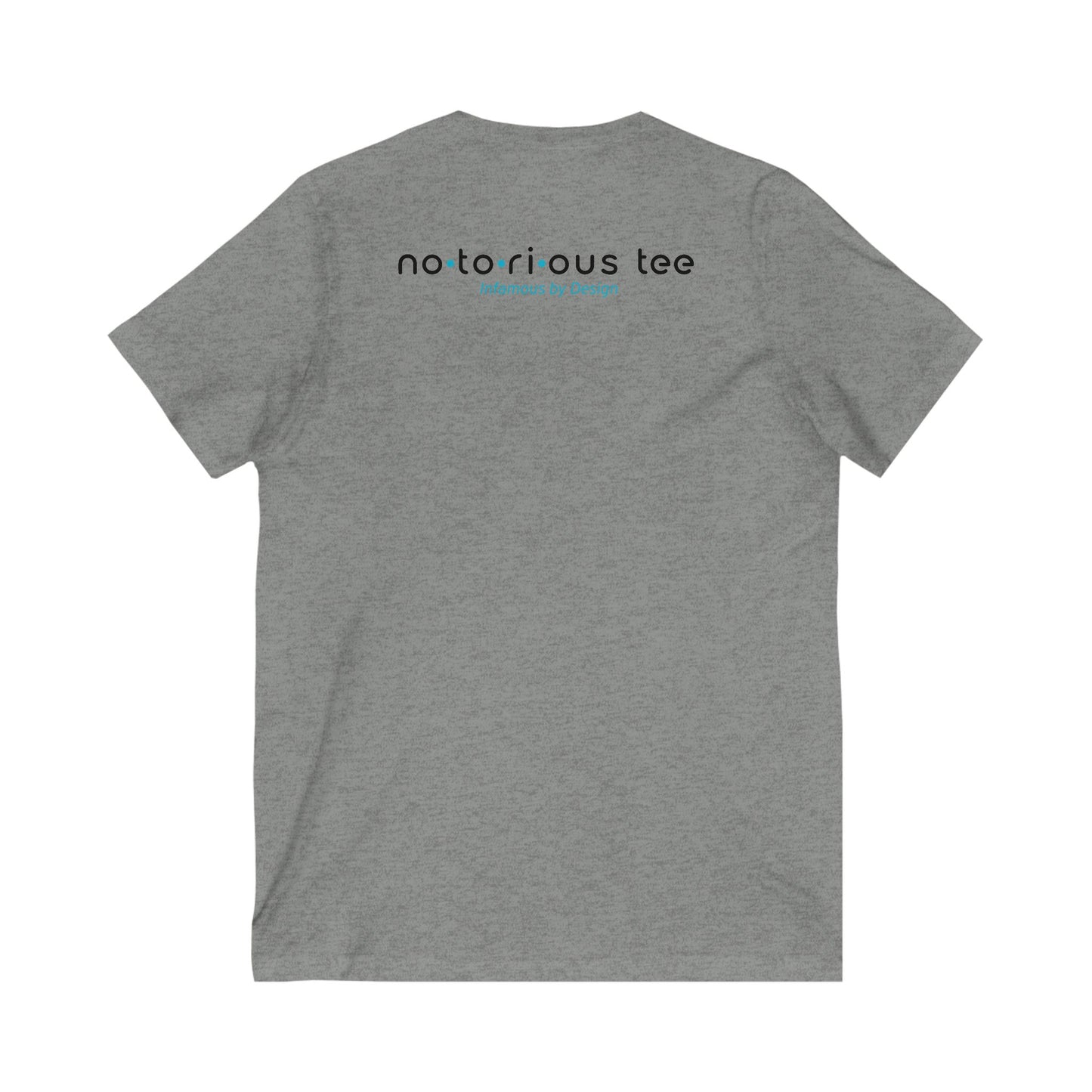 Notorious Tee Classy Football Fan V-Neck Tee, Women’s Game Day Shirt, Cute Sports Shirt, Tailgate Outfit, Football Party Tee