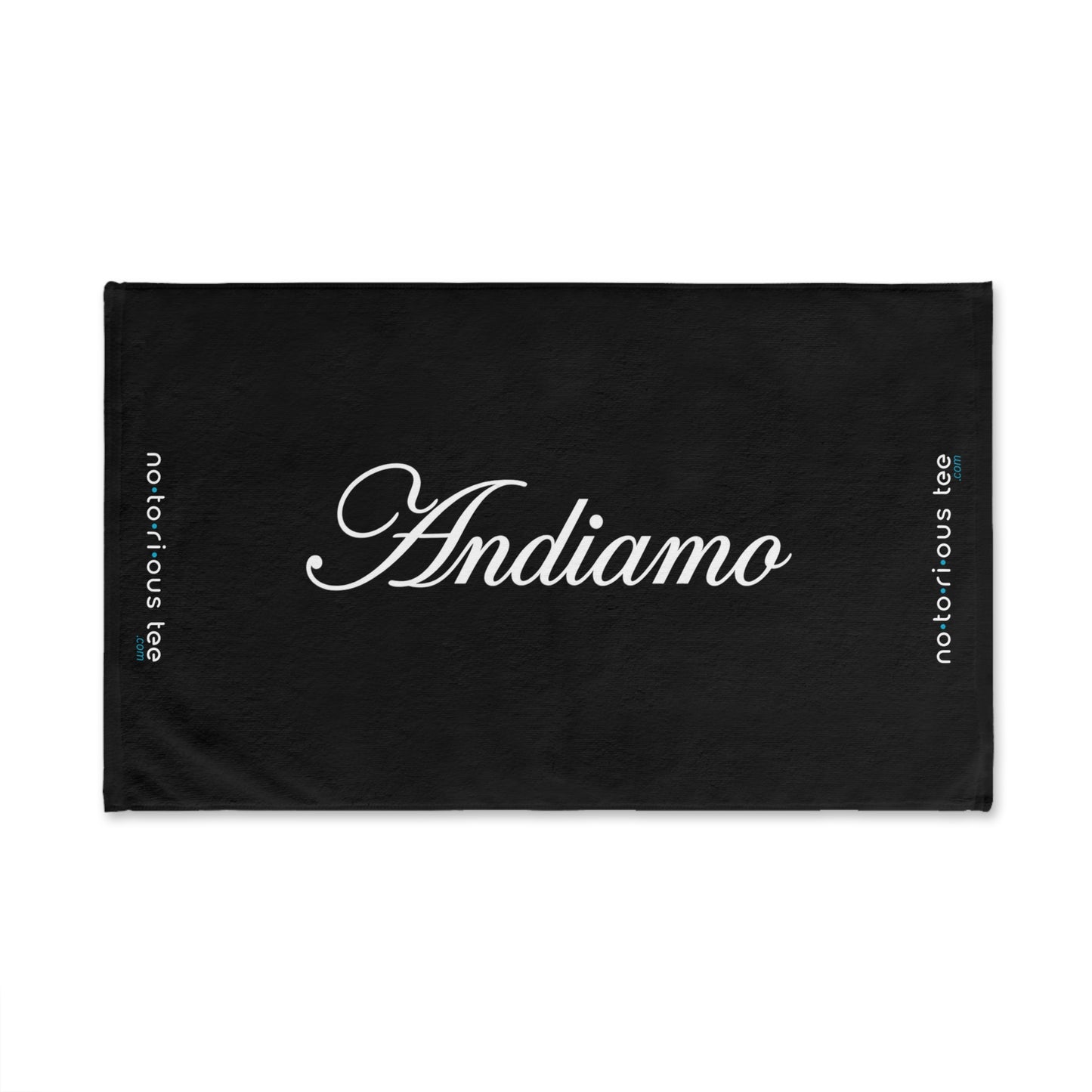 Andiamo Luxury Yacht Hand Towel - Nautical Decor, Beach House Gift, Marine-Themed Accessory, Sailing Enthusiast Towel, Coastal Home Essentials