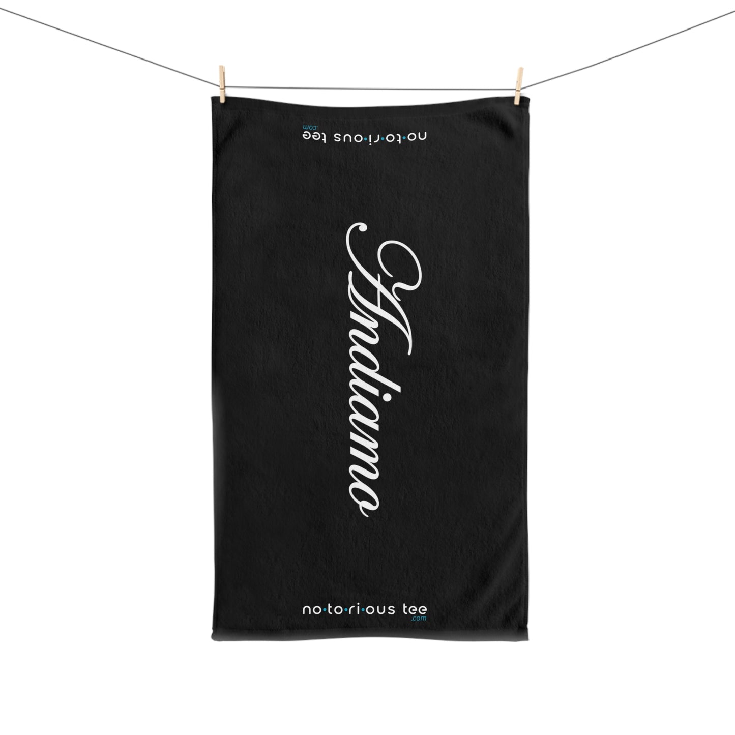 Andiamo Luxury Yacht Hand Towel - Nautical Decor, Beach House Gift, Marine-Themed Accessory, Sailing Enthusiast Towel, Coastal Home Essentials