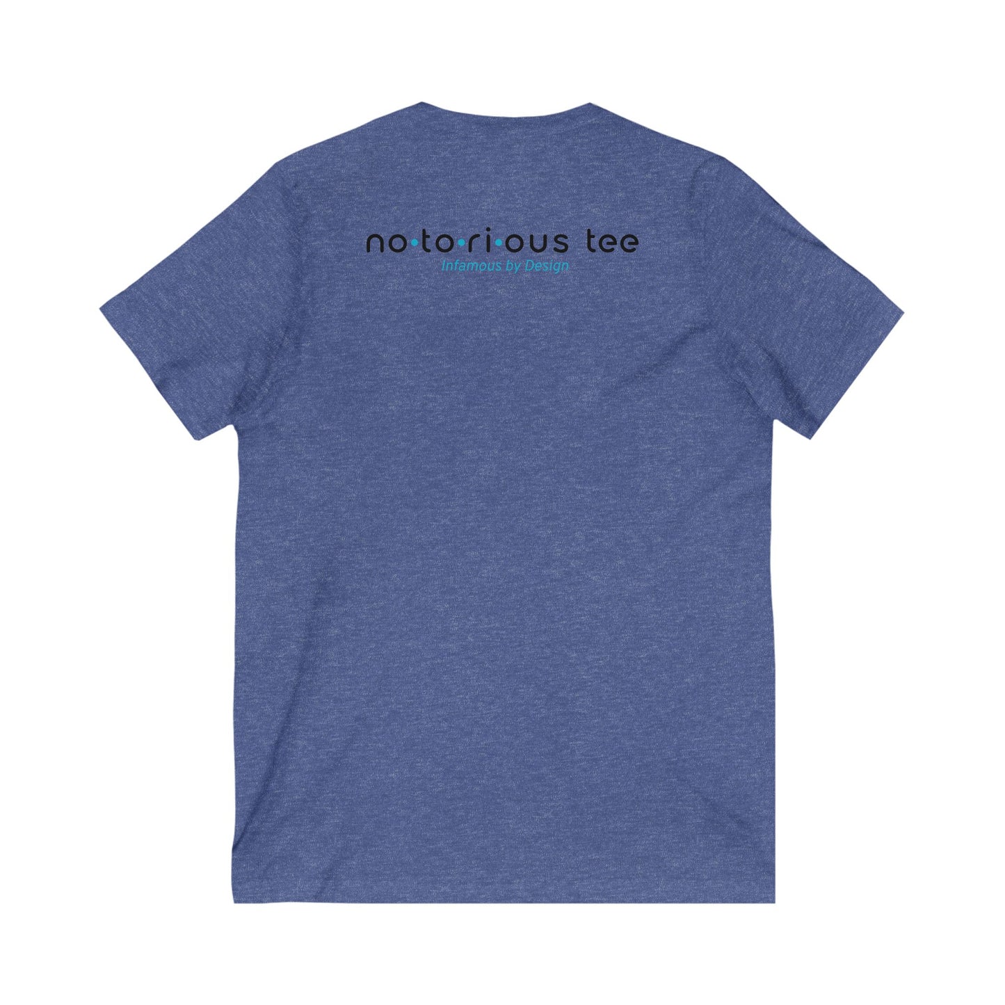 Notorious Tee Classy Football Fan V-Neck Tee, Women’s Game Day Shirt, Cute Sports Shirt, Tailgate Outfit, Football Party Tee