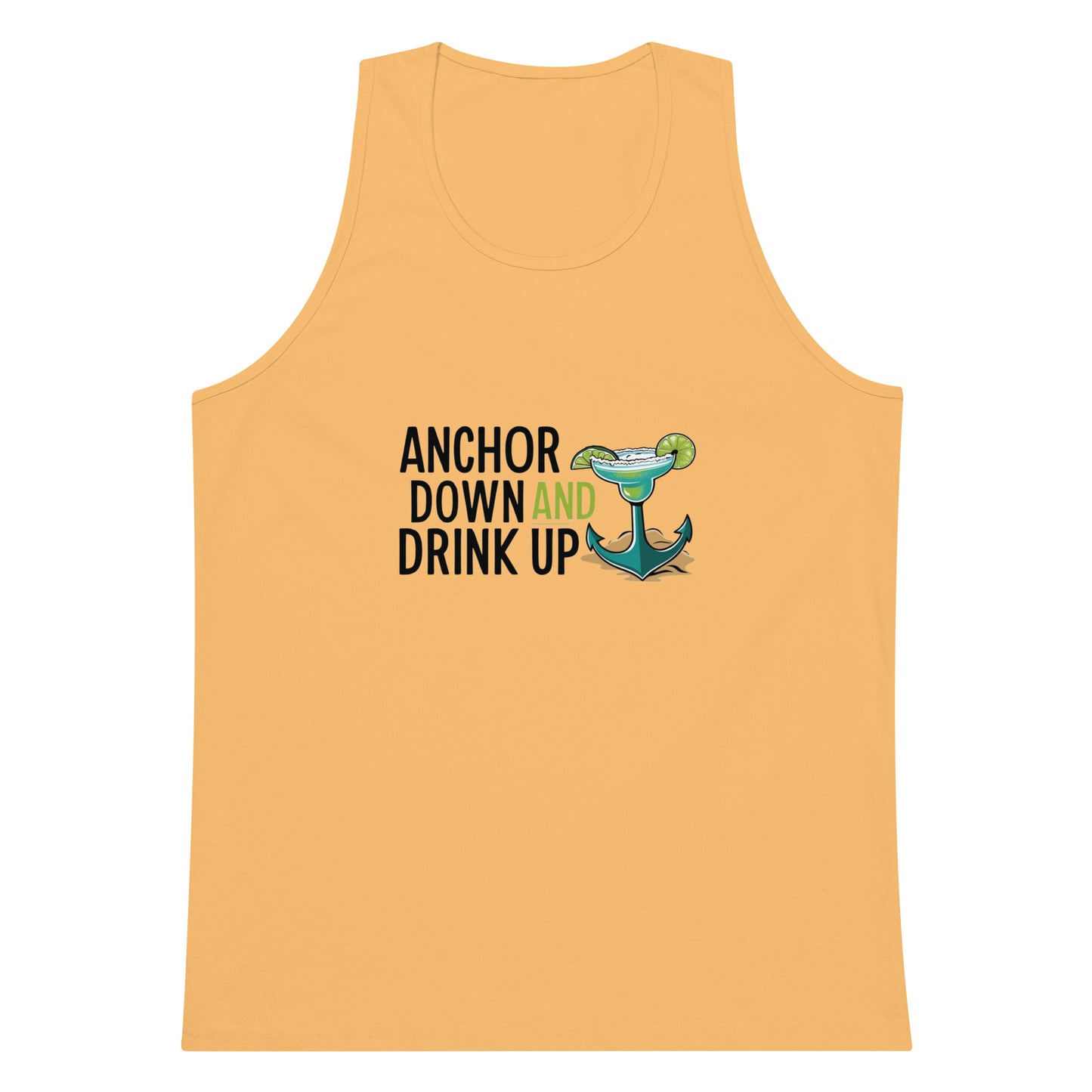 Anchor Down Men’s premium tank top