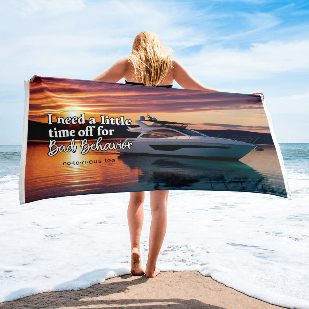 Bad Behavior Towel