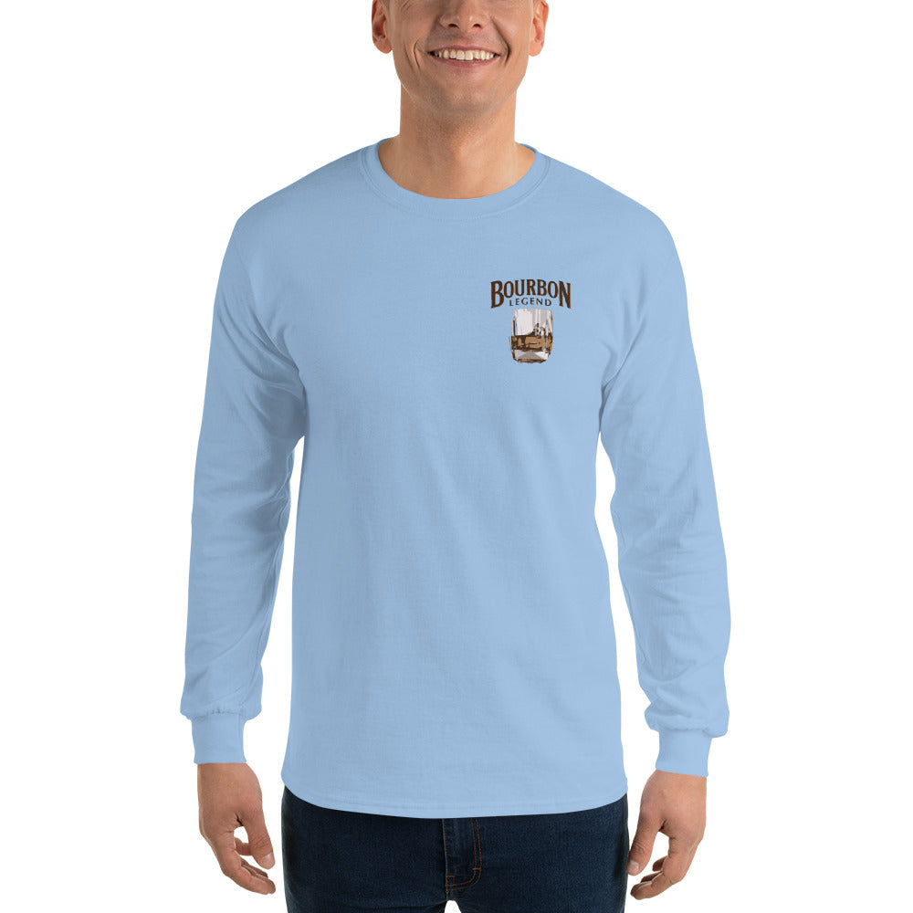 Bourbon Legend Logo Men’s Long Sleeve Shirt