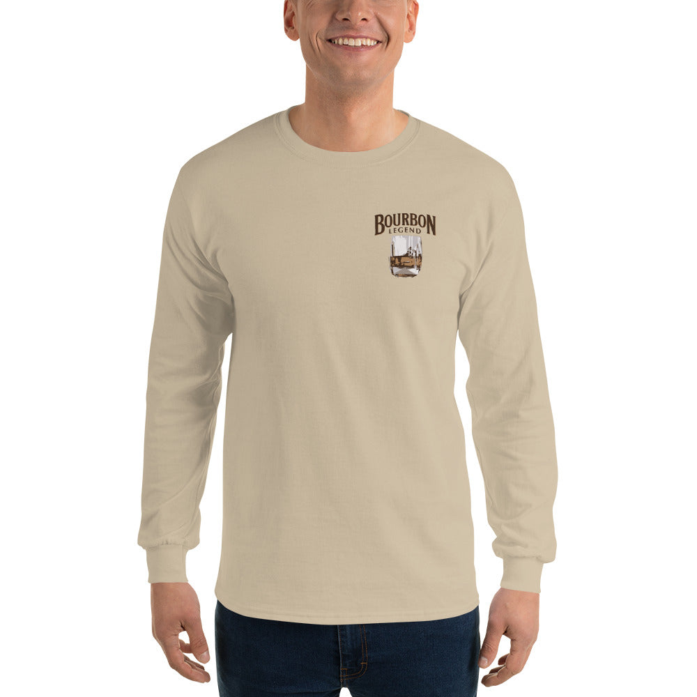 Bourbon Legend Logo Men’s Long Sleeve Shirt