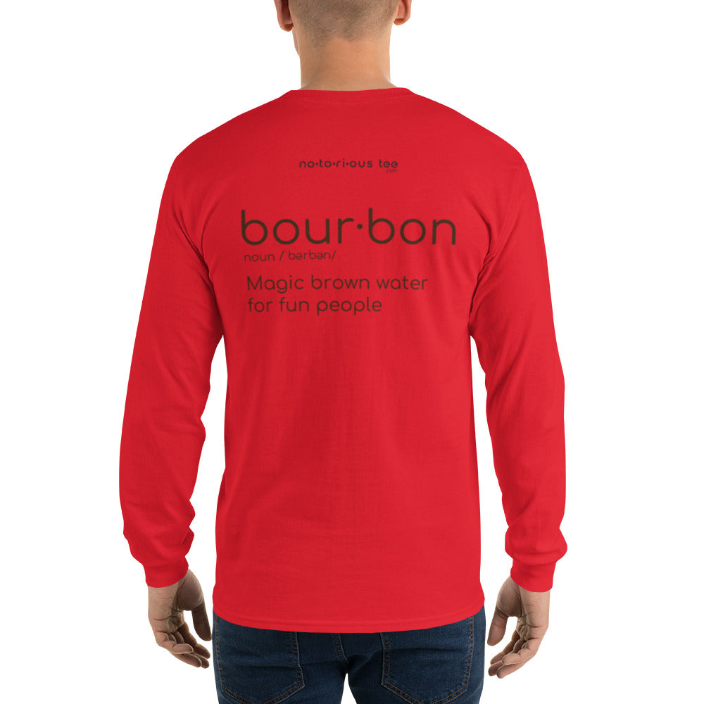 Bourbon Legend Logo Men’s Long Sleeve Shirt