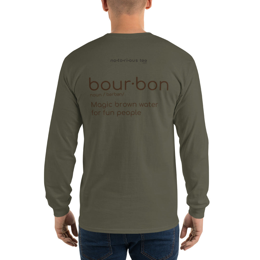 Bourbon Legend Logo Men’s Long Sleeve Shirt