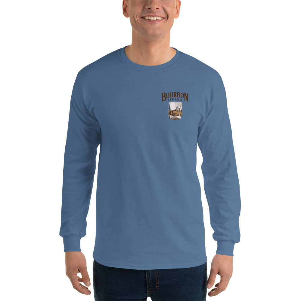 Bourbon Legend Logo Men’s Long Sleeve Shirt