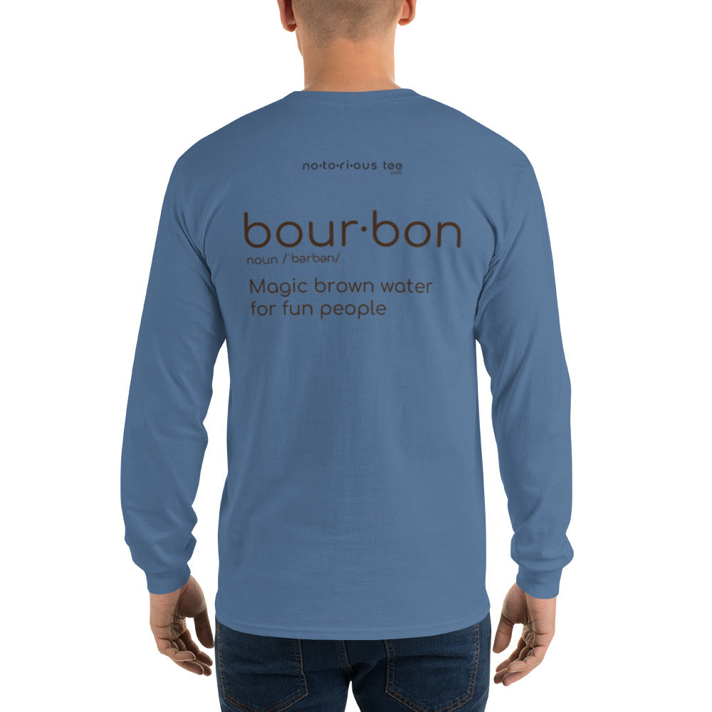 Bourbon Legend Logo Men’s Long Sleeve Shirt