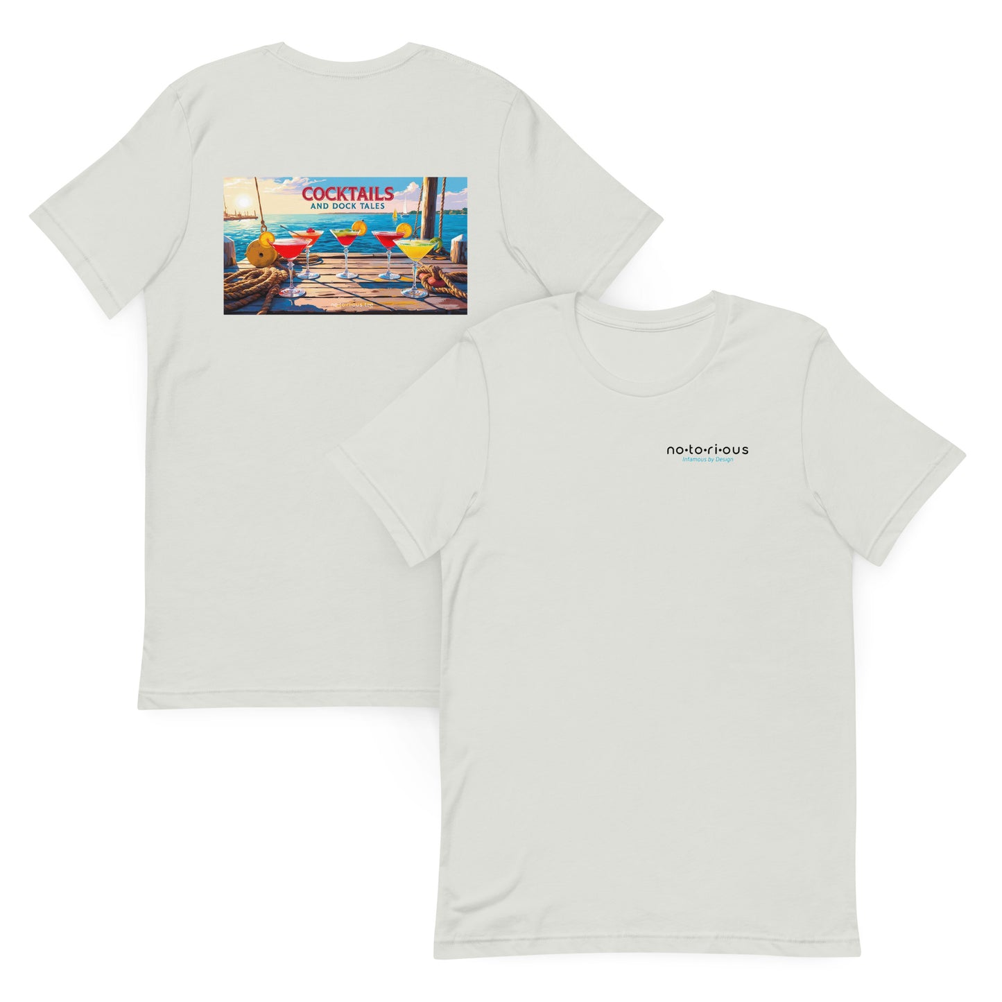 COCKTAILS AND DOCK TALES - Unisex Tee