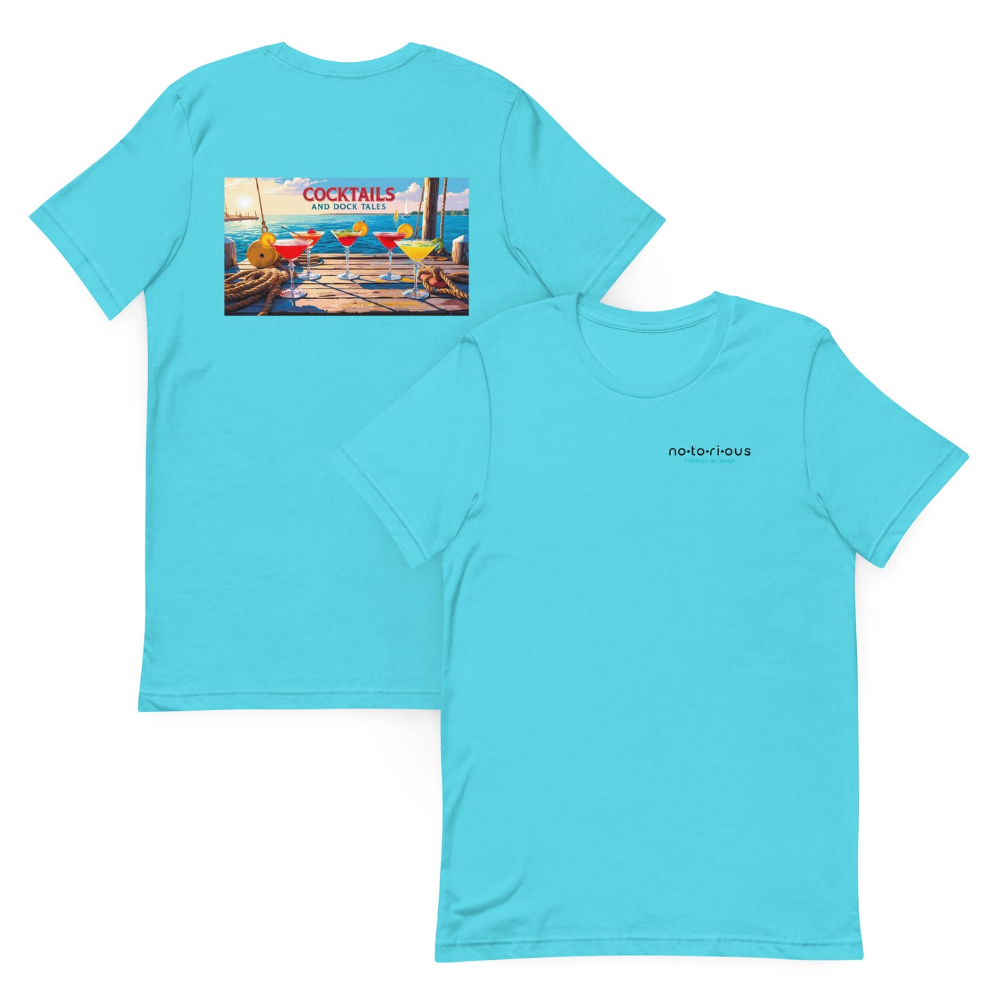 COCKTAILS AND DOCK TALES - Unisex Tee