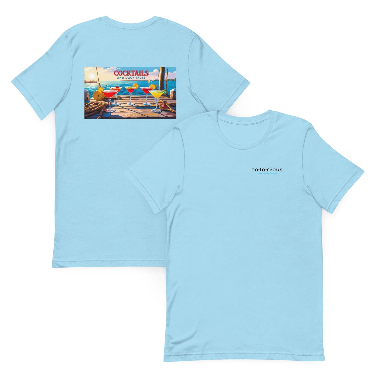 COCKTAILS AND DOCK TALES - Unisex Tee