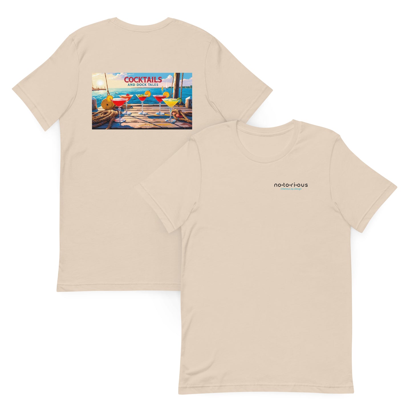 COCKTAILS AND DOCK TALES - Unisex Tee