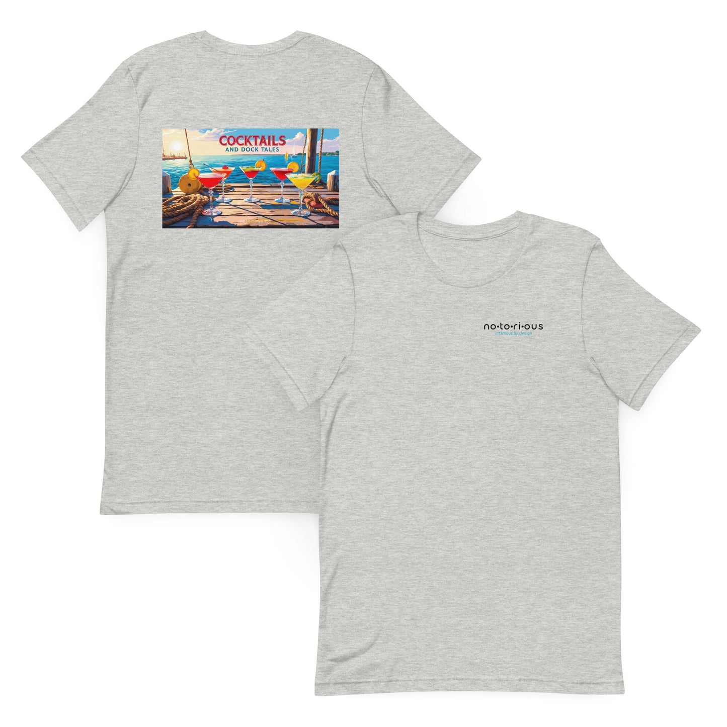 COCKTAILS AND DOCK TALES - Unisex Tee