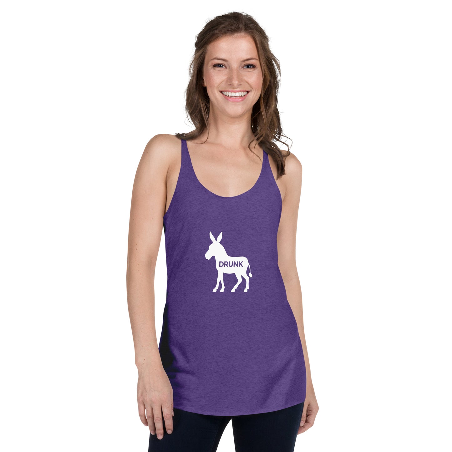 DRUNK ASS - Women's Racerback Tank