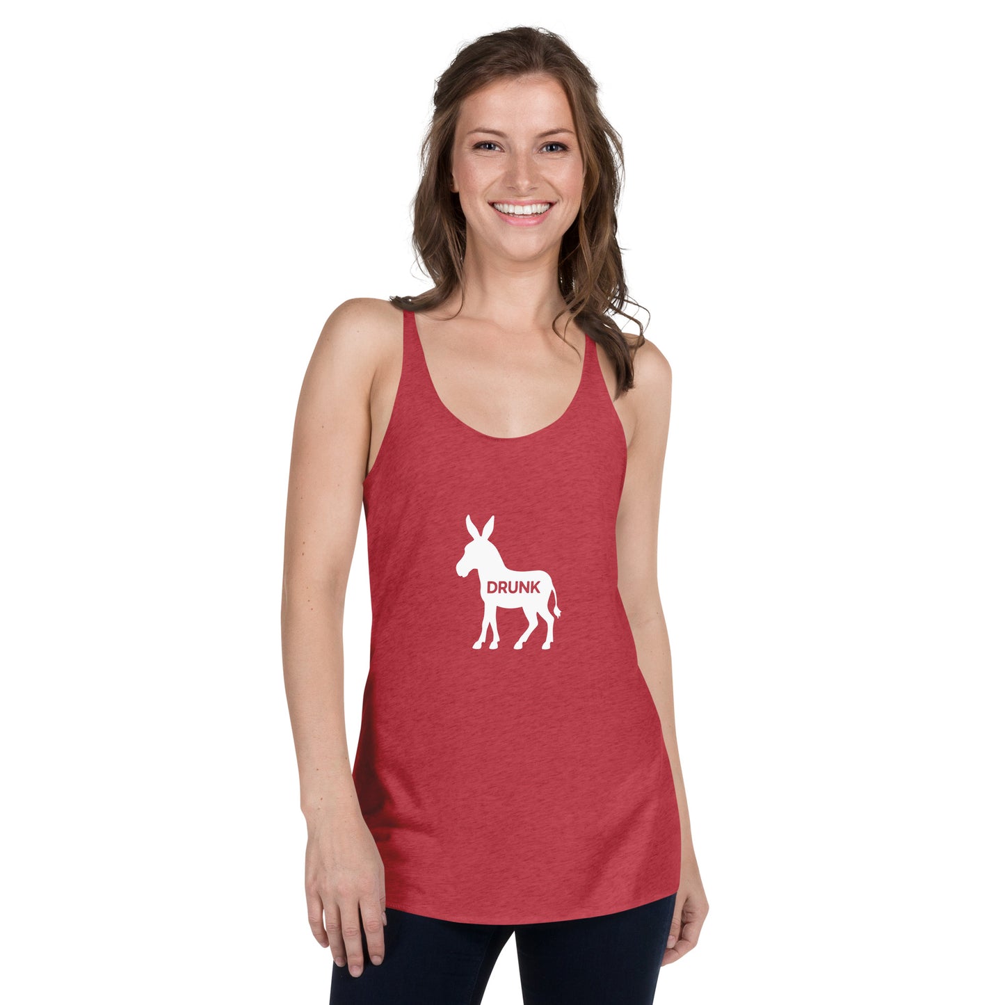 DRUNK ASS - Women's Racerback Tank
