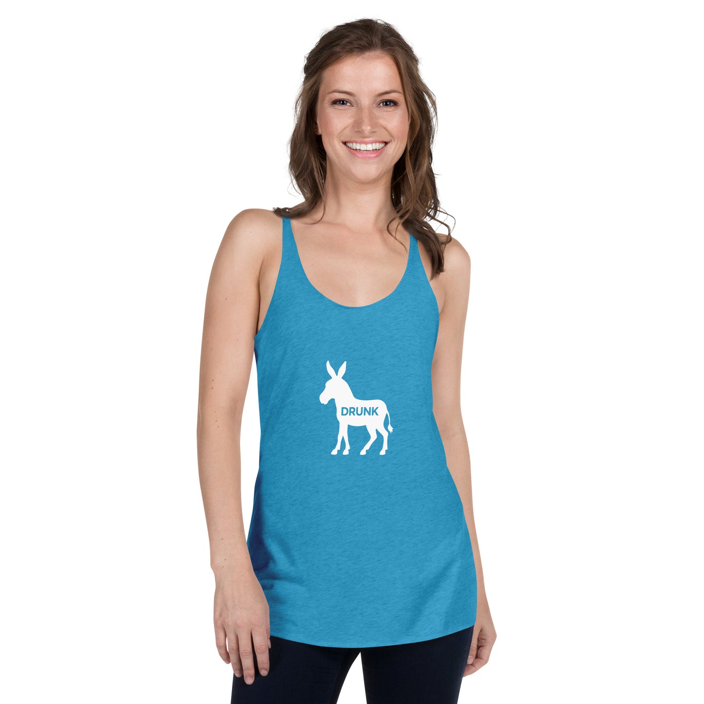 DRUNK ASS - Women's Racerback Tank