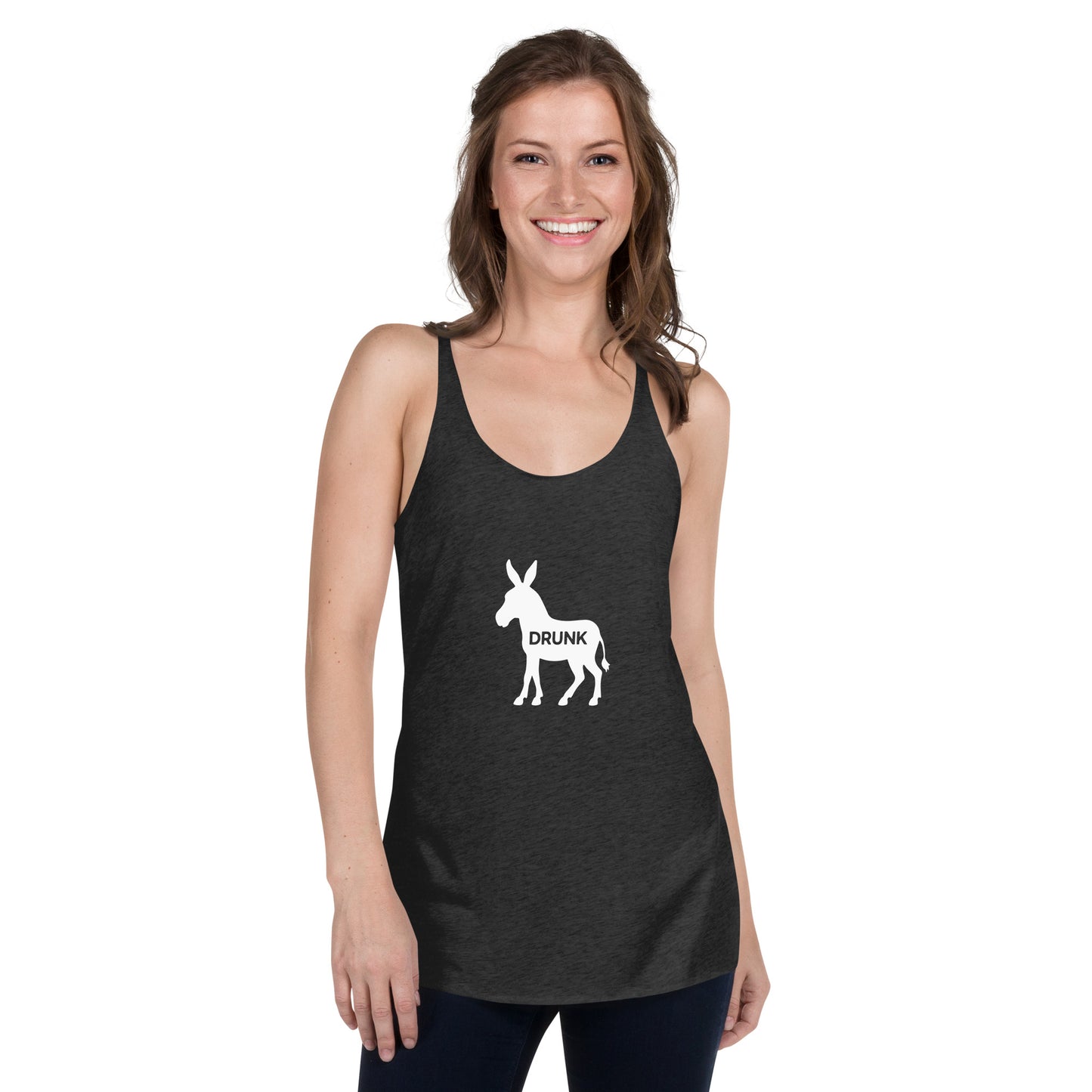 DRUNK ASS - Women's Racerback Tank