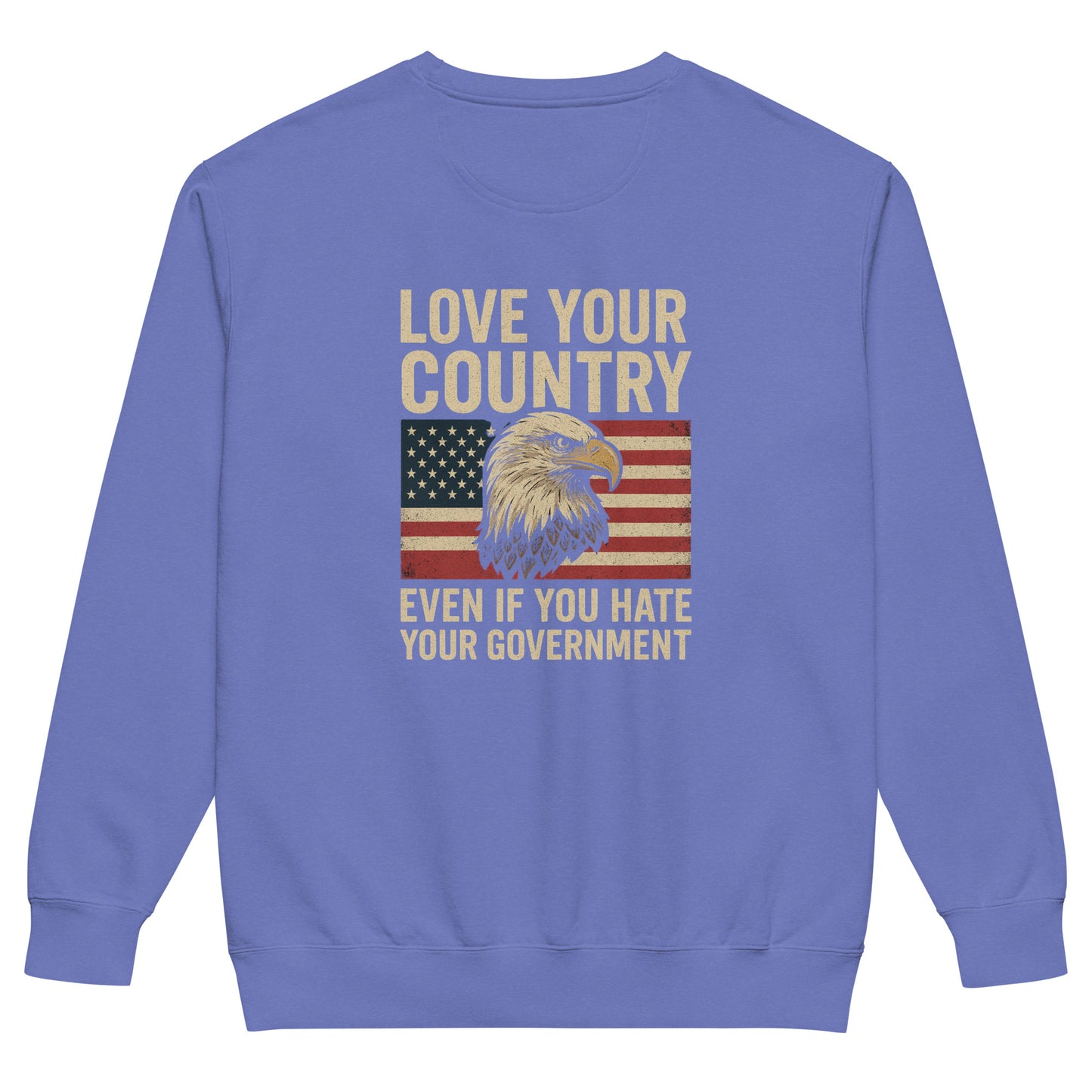 Eagle Unisex garment-dyed sweatshirt