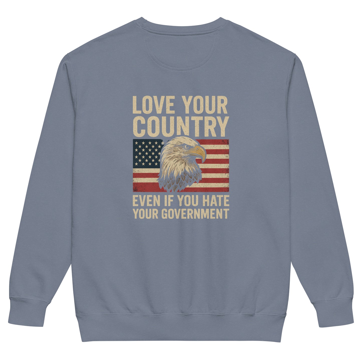 Eagle Unisex garment-dyed sweatshirt
