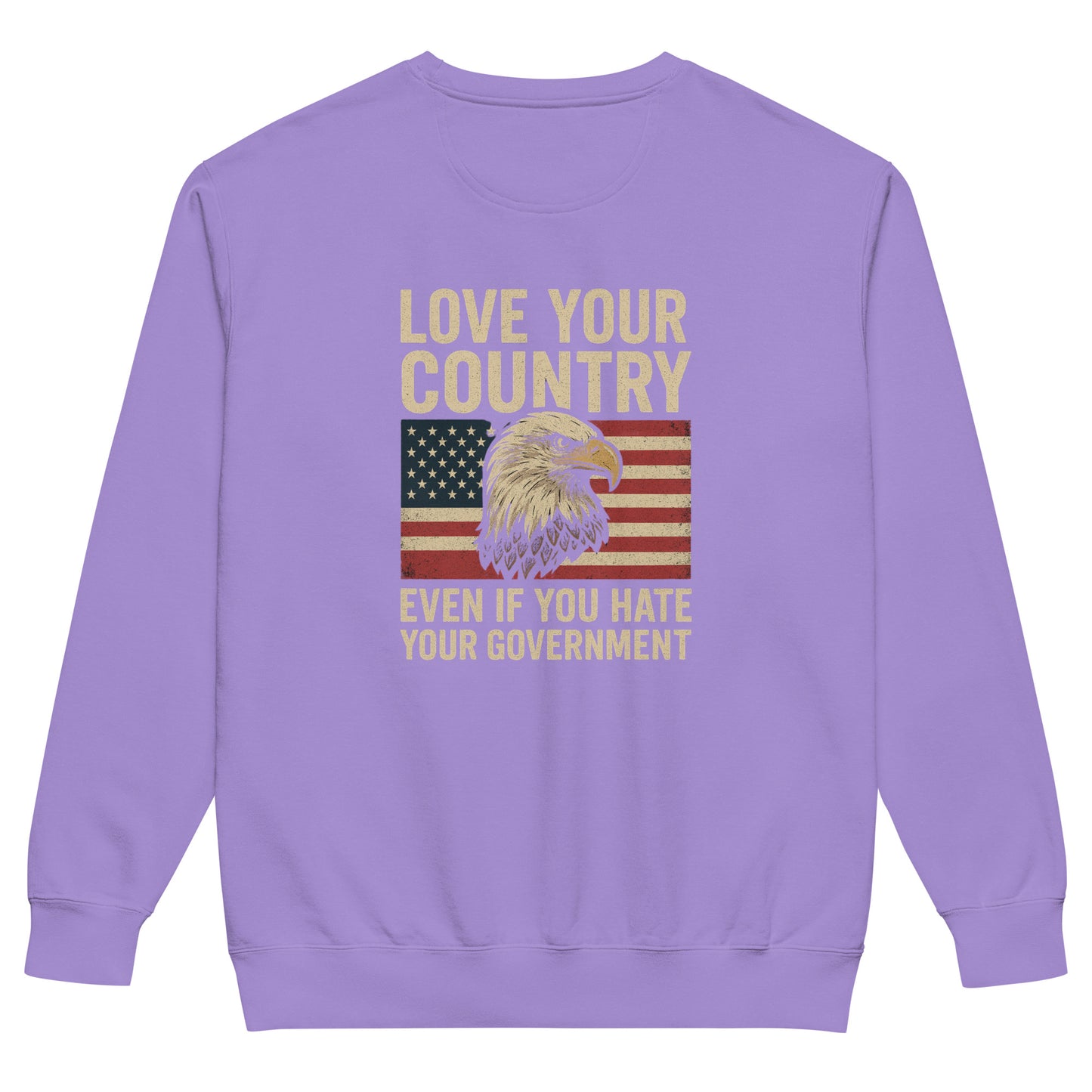 Eagle Unisex garment-dyed sweatshirt