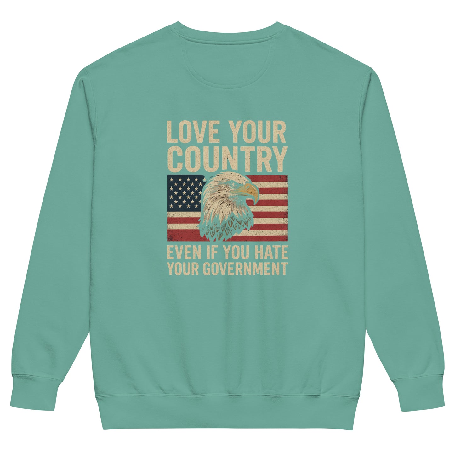 Eagle Unisex garment-dyed sweatshirt