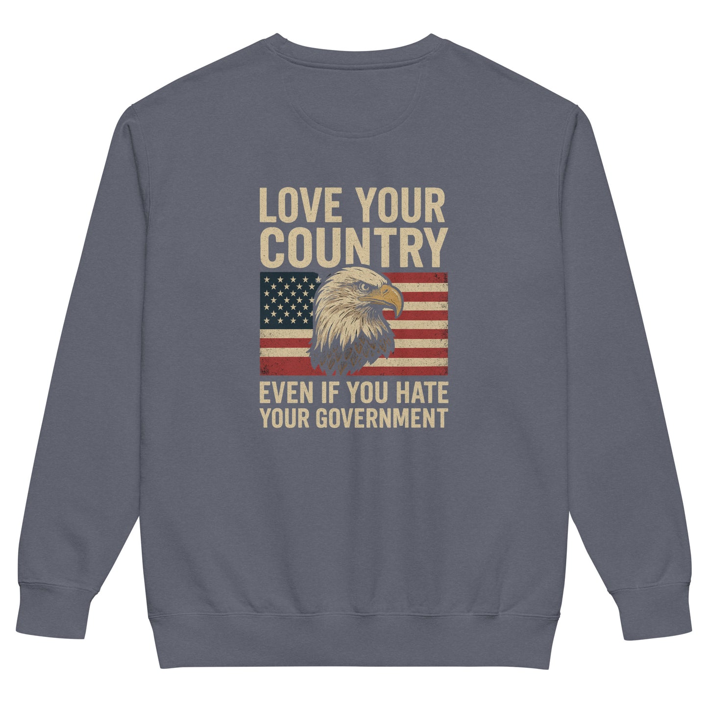 Eagle Unisex garment-dyed sweatshirt
