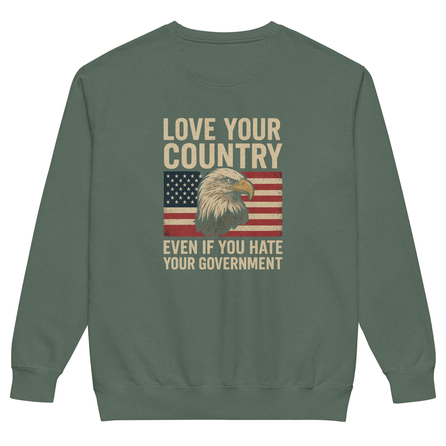 Eagle Unisex garment-dyed sweatshirt
