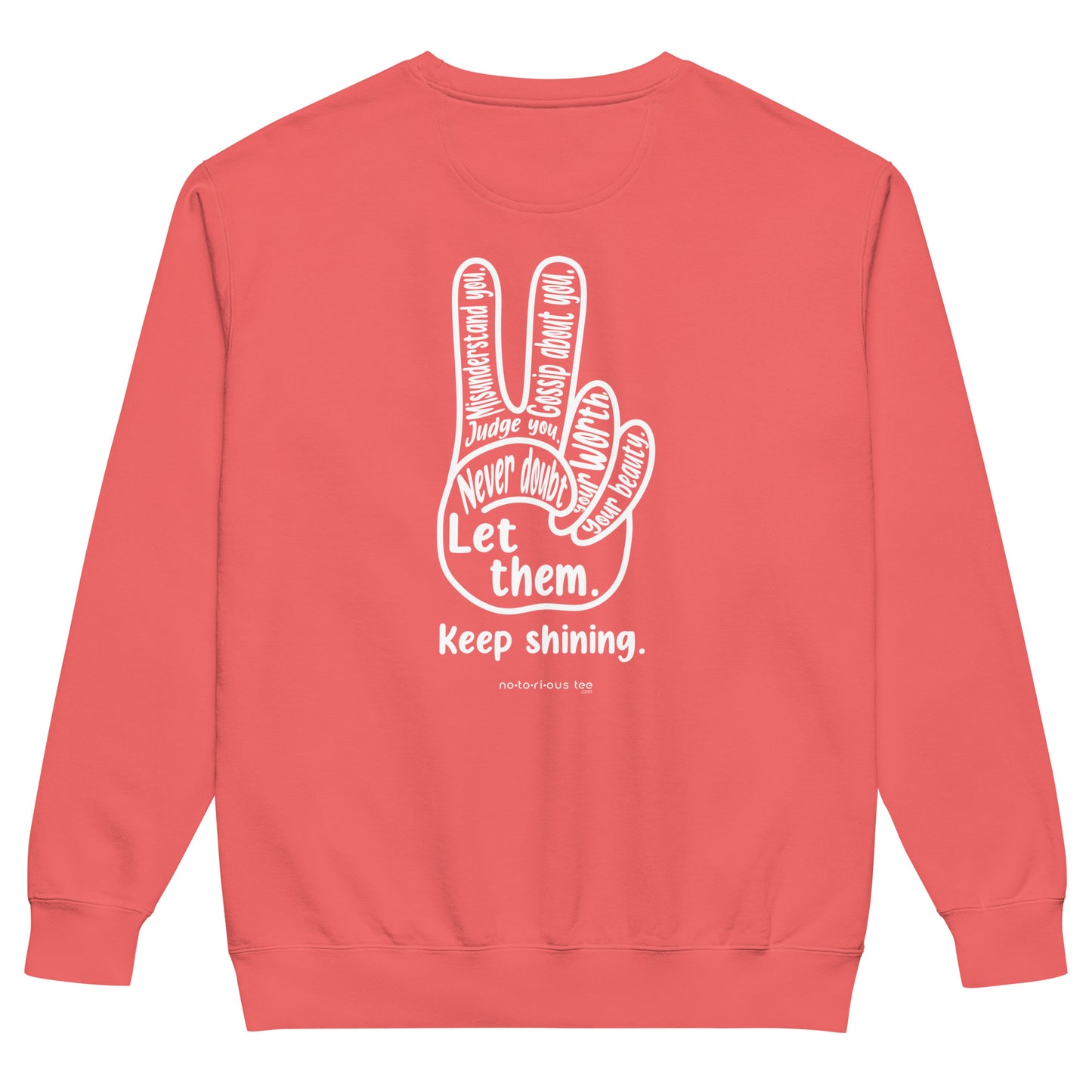 Let Them Unisex garment-dyed sweatshirt