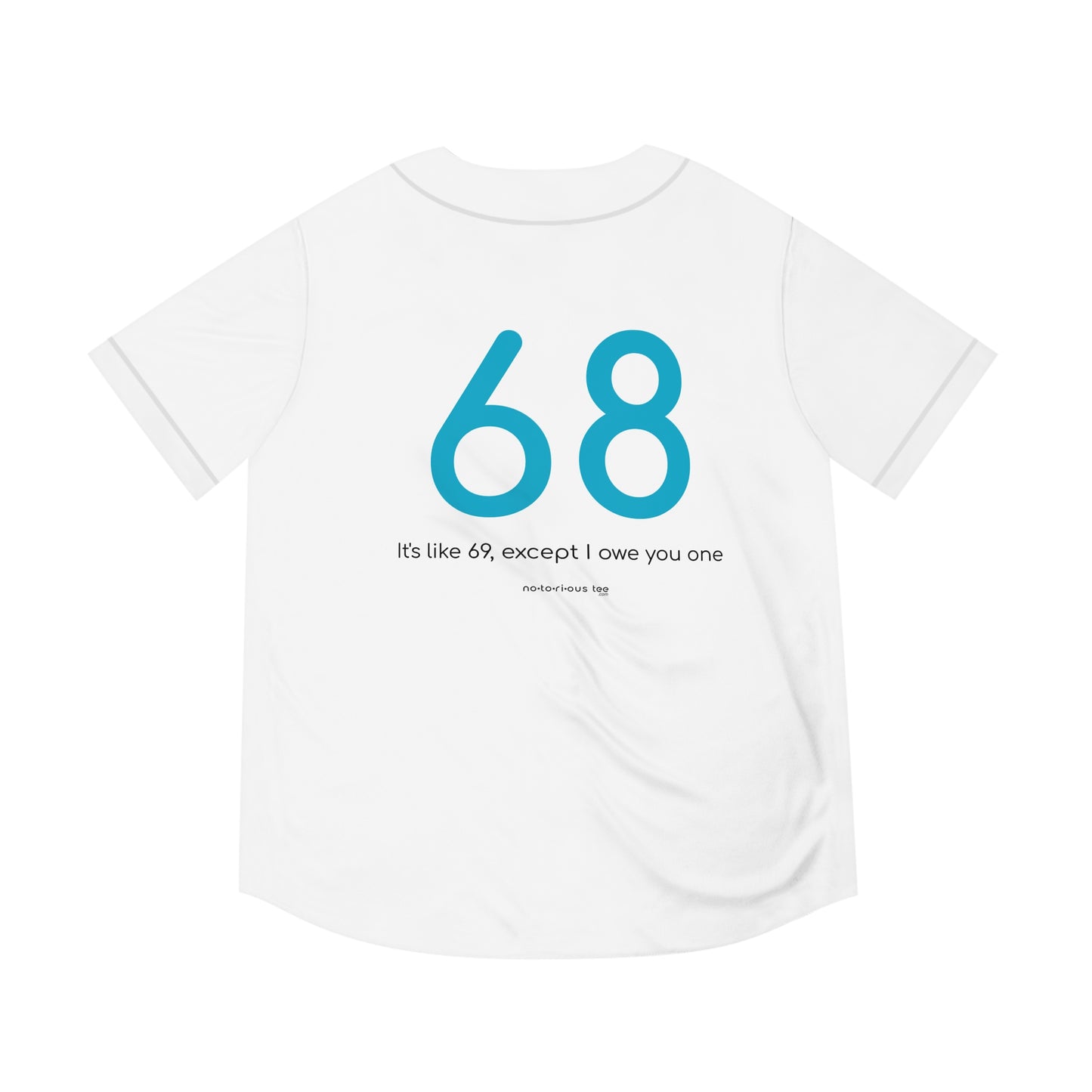 Men's Baseball Jersey - Team 68 | Notorious Funny Graphic Tee