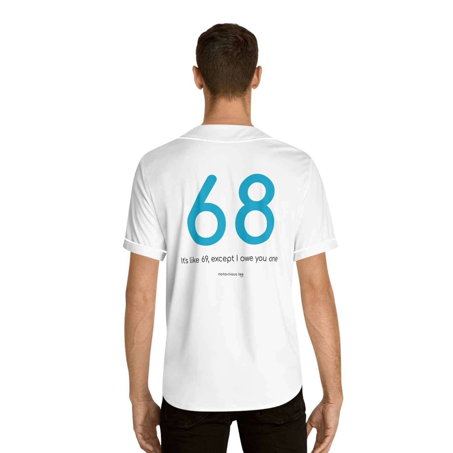 Men's Baseball Jersey - Team 68 | Notorious Funny Graphic Tee