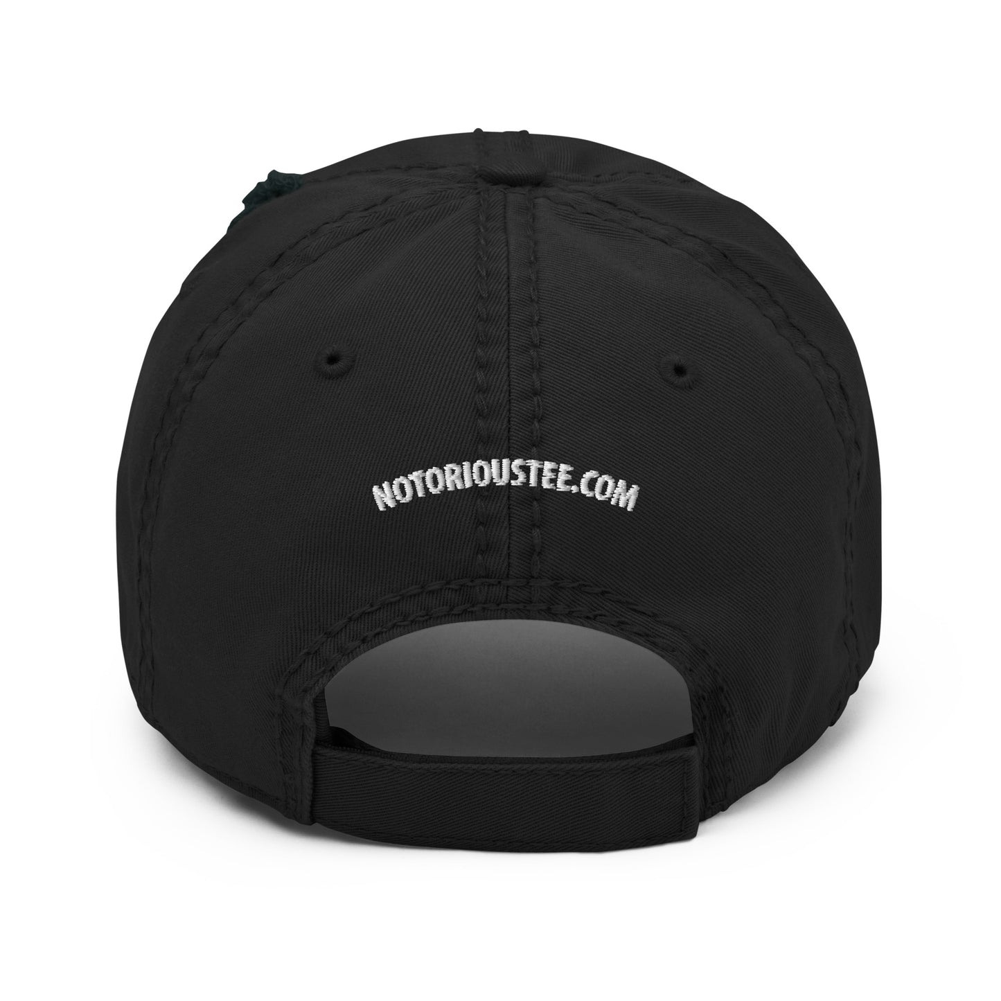 Notorious Tee Distressed Adjustable Hat
