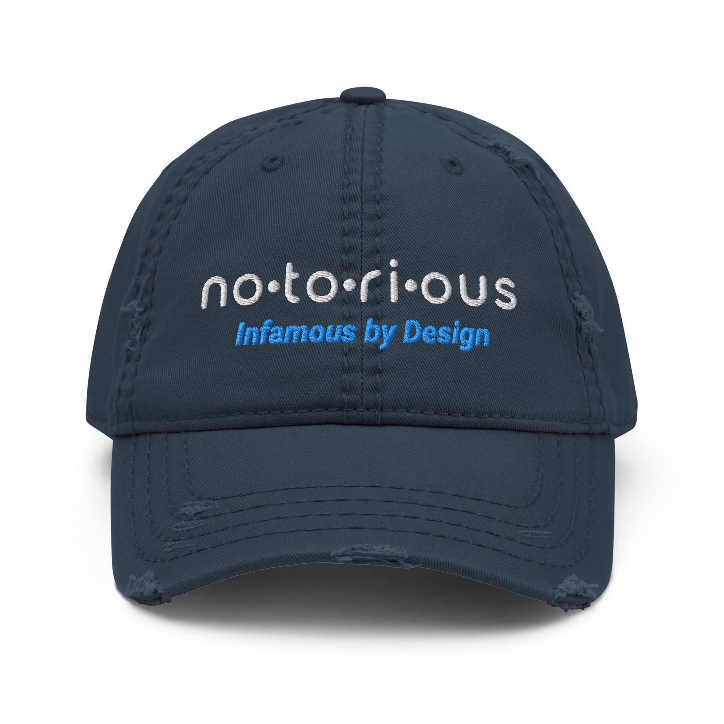 Notorious Tee Distressed Adjustable Hat