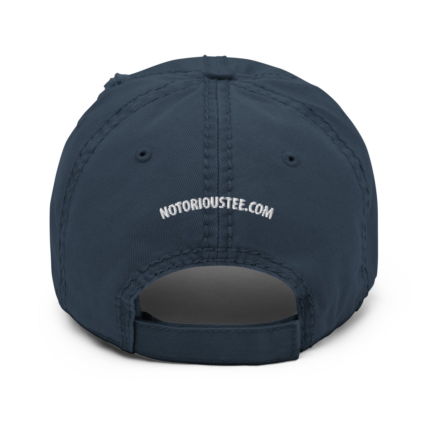 Notorious Tee Distressed Adjustable Hat