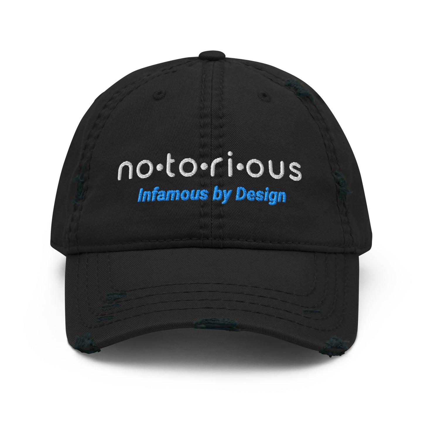Notorious Tee Distressed Adjustable Hat