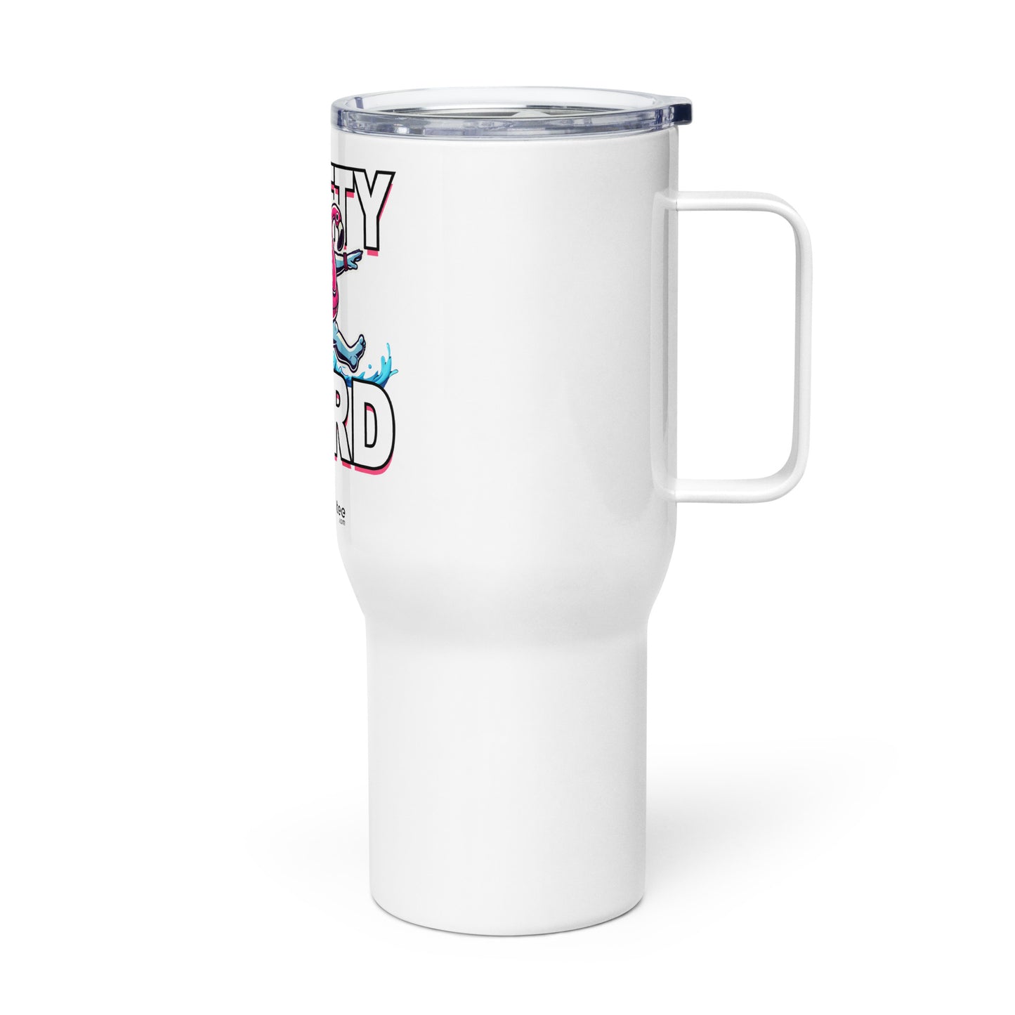 SAFETY THIRD - Travel mug with a handle