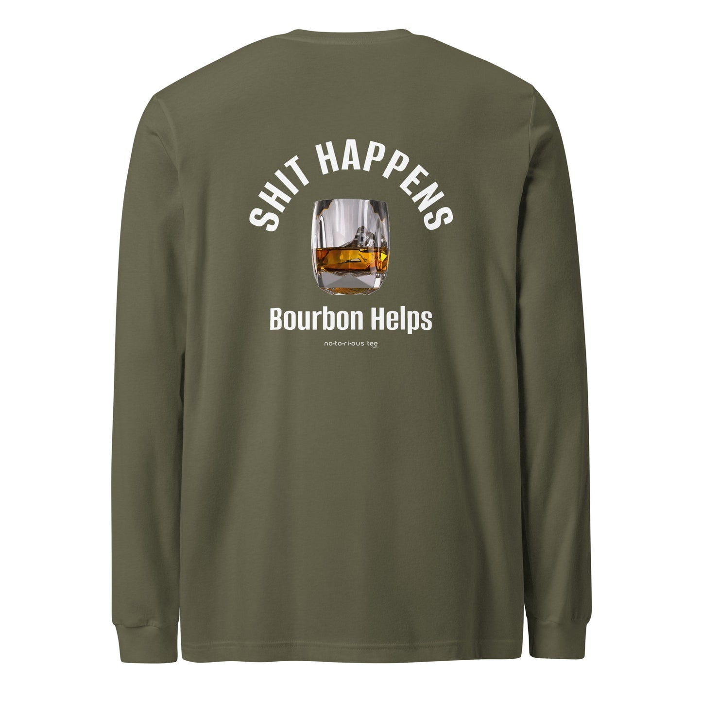 Shit Happens Unisex Long Sleeve Tee