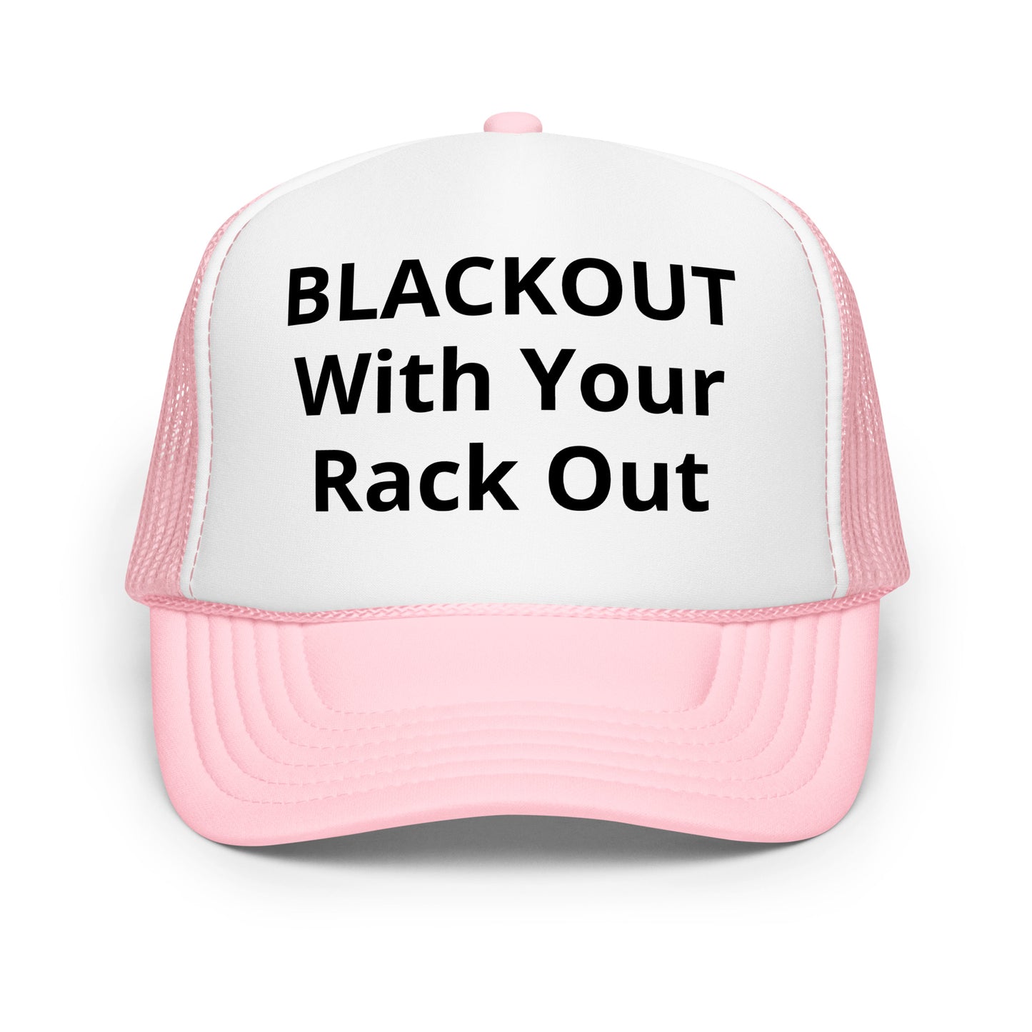Blackout Foam trucker hat