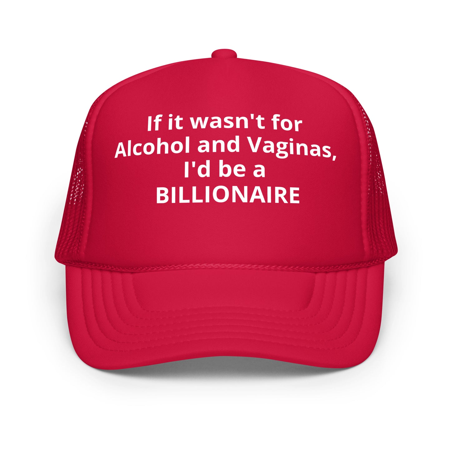 Billionaire Foam trucker hat