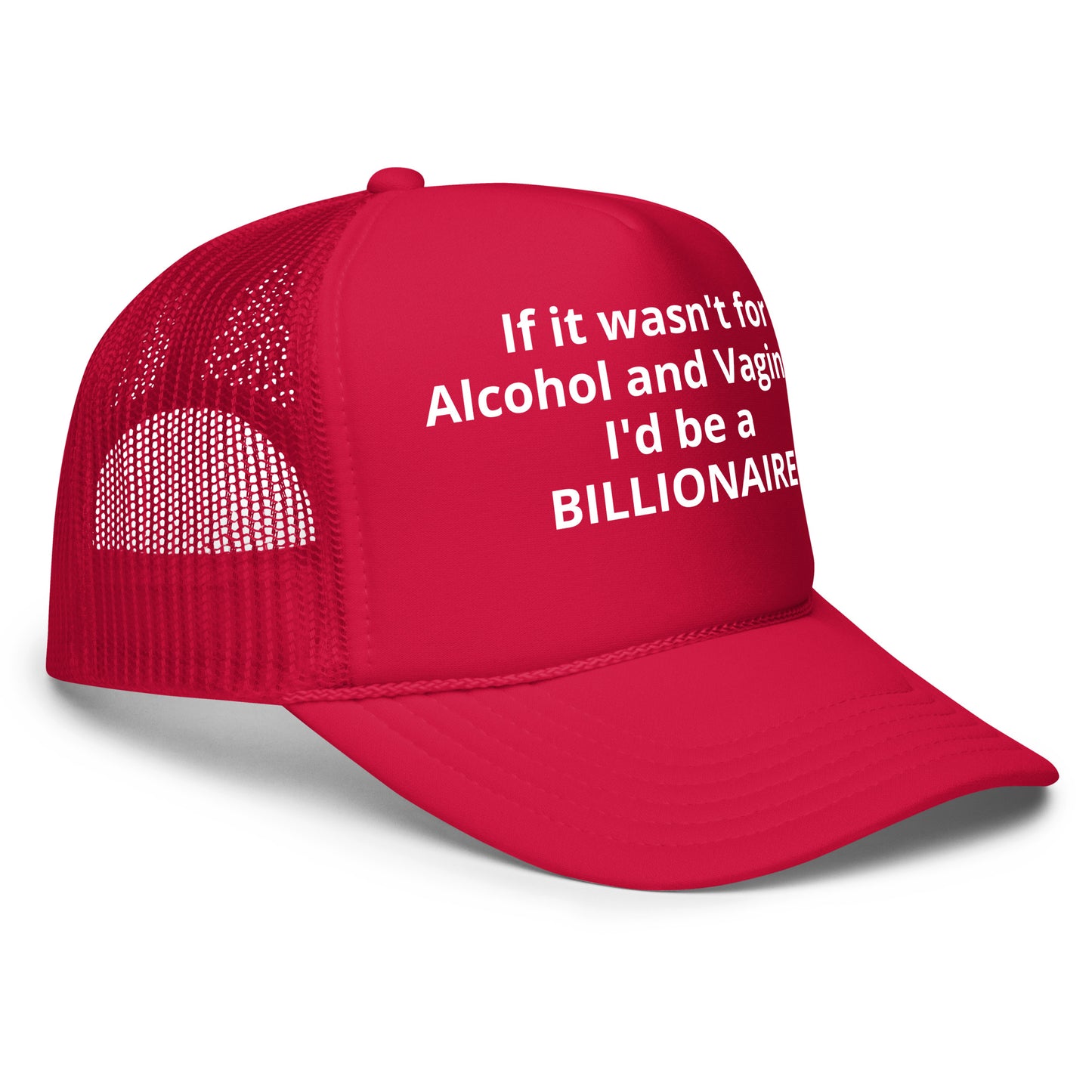 Billionaire Foam trucker hat