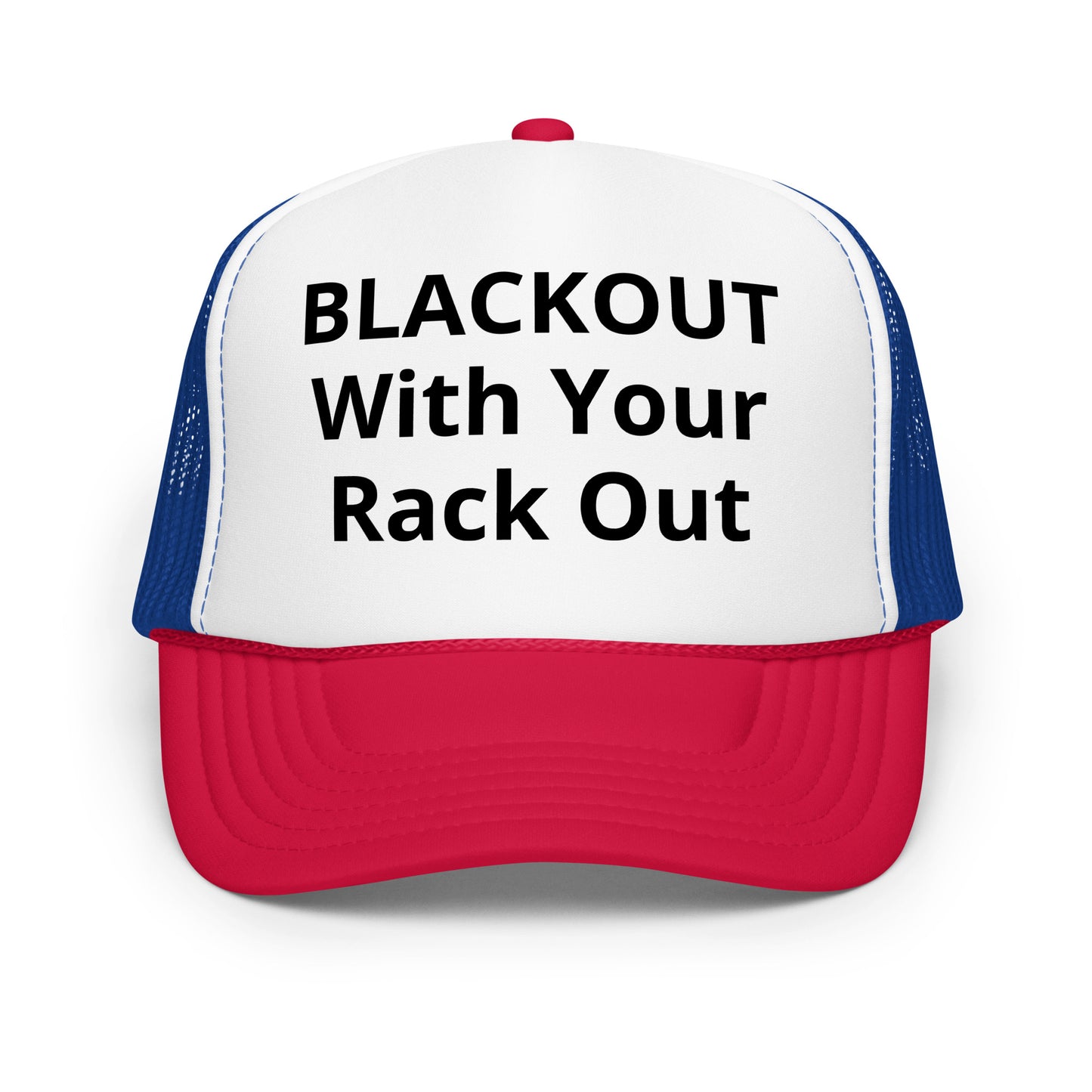 Blackout Foam trucker hat