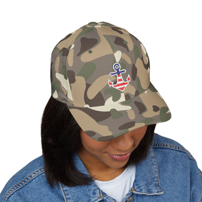 Nautical Anchor Embroidered Cap for Summer Adventures, Beach Day Hat, Sailor Gift, Outdoorsy Style, Casual Everyday Wear