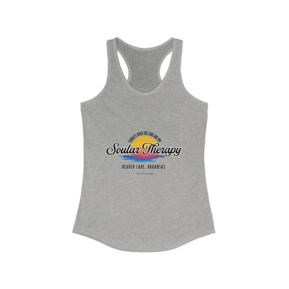 Notorious Tee - Sunsets on the Lake Soular Therapy Flowy Racerback Tank Women's