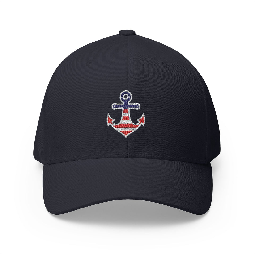 Nautical Anchor Embroidered Cap