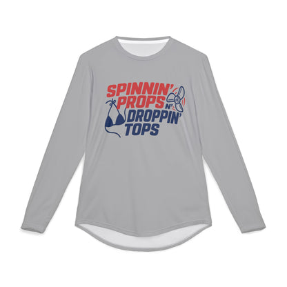 Men's UV Protection Long Sleeve Shirt Spinning Props | Perfect for Boating, Lake/Beach Days, Sailing, Summer Trips, or Outdoor Adventures