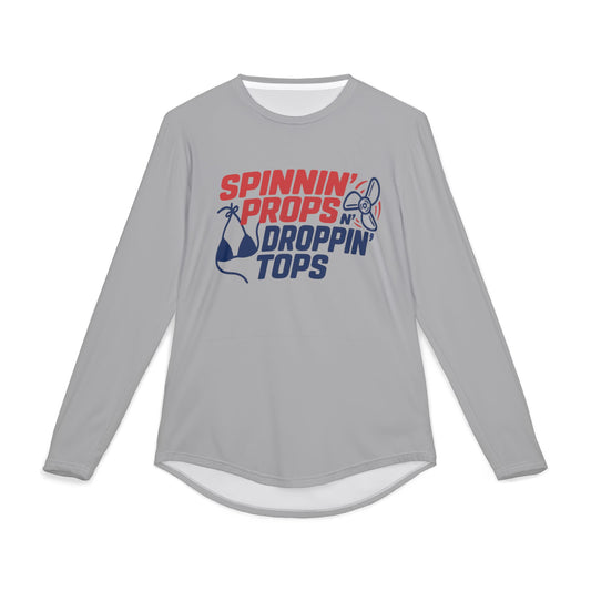 Men's UV Protection Long Sleeve Shirt Spinning Props | Perfect for Boating, Lake/Beach Days, Sailing, Summer Trips, or Outdoor Adventures