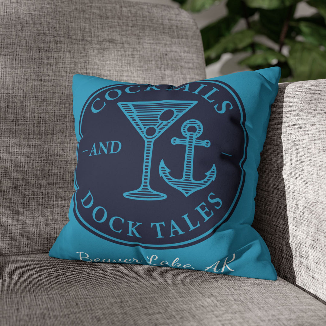 Cocktails &amp; Dock Tales Beaver Lake Pillowcase