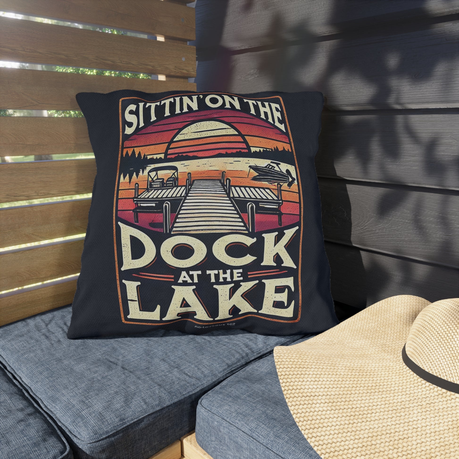 Sittin' on the Dock at the Lake Pillow
