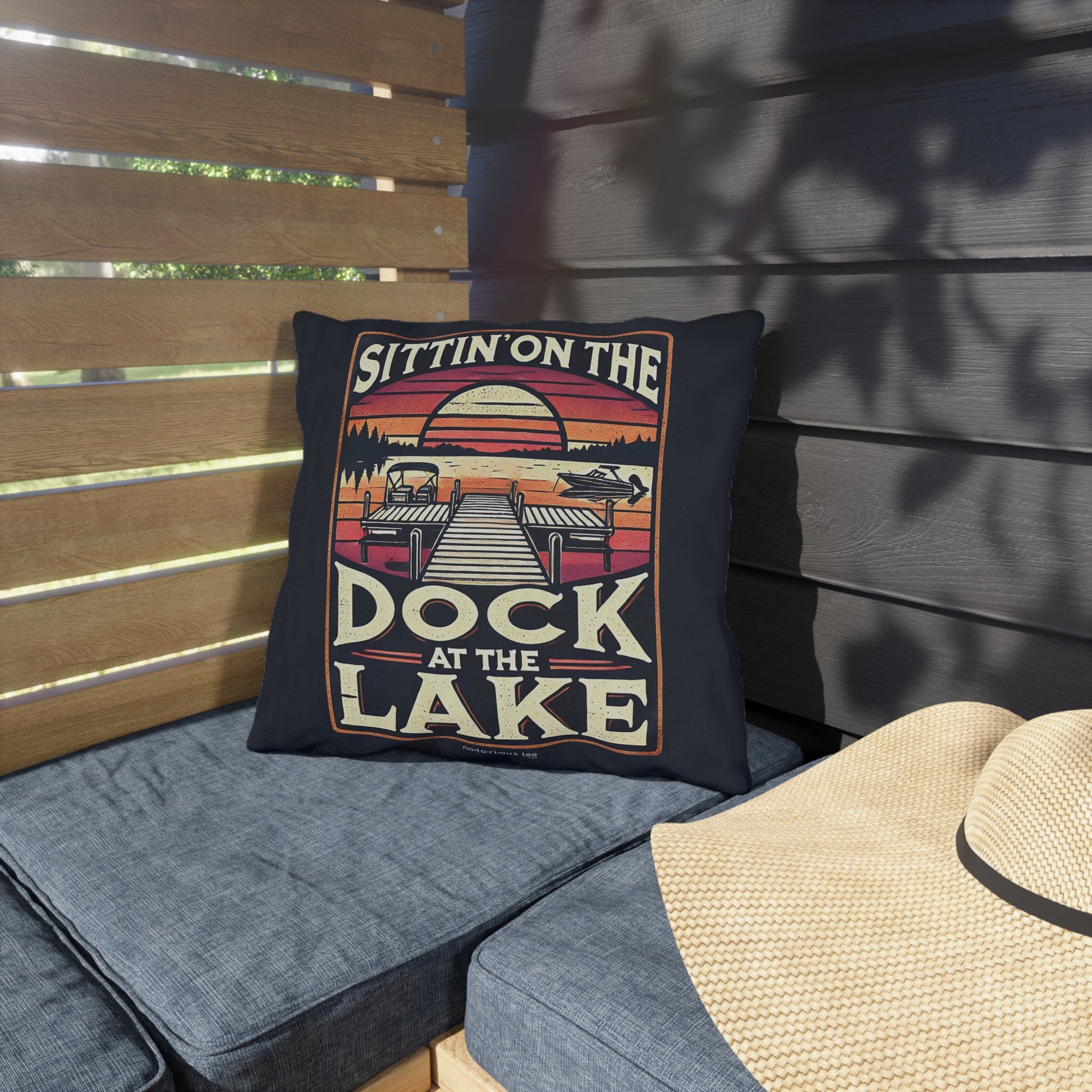 Sittin' on the Dock at the Lake Pillow